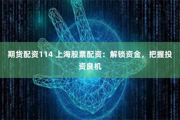 期货配资114 上海股票配资：解锁资金，把握投资良机